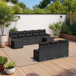 Comfortable 10-Piece Garden Sofa Set for Relaxation