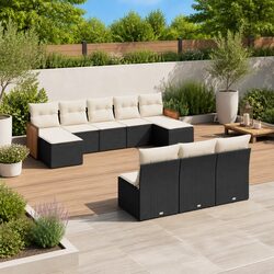 Comfort and Value with Our 10 Piece Garden Sofa Set