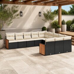 Comfortable 11 Piece Garden Sofa Set for Outdoor Relaxation