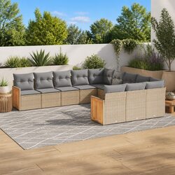 Value and Comfort in Our 11-Piece Garden Sofa Set