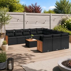 Value and Comfort in This 12-Piece Garden Sofa Set