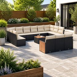 Comfort Meets Value: 14 Piece Garden Sofa Set