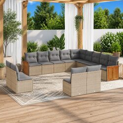 Comfort Meets Practicality: 13 Piece Garden Sofa Set