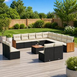 Comfortable and Versatile 14-Piece Outdoor Sofa Set