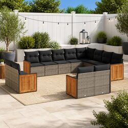 Warm and Inviting 12-Piece Outdoor Sofa Set