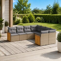 Comfort and Style with Our 8-Piece Garden Sofa Set