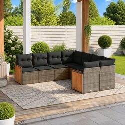 Warm and Practical 8-Piece Outdoor Sofa Set