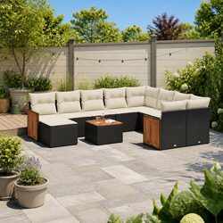 Comfortable Outdoor Living with 11-Piece Garden Sofa Set