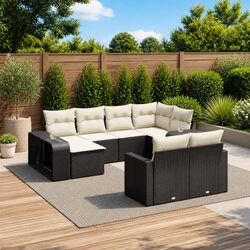 Comfortable and Practical 10-Piece Outdoor Sofa Set
