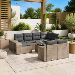 Comfortable and Practical 11-Piece Outdoor Sofa Set