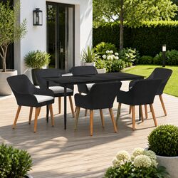 Value-Driven 7-Piece Outdoor Dining Set with Cushions