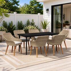 Value and Comfort in Our 7-Piece Outdoor Dining Set