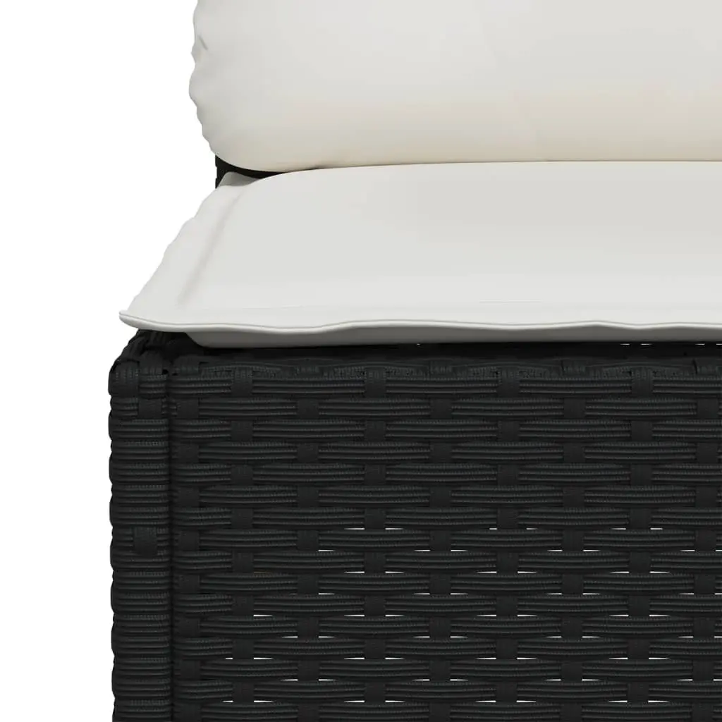 5-Piece Black Sofa Set