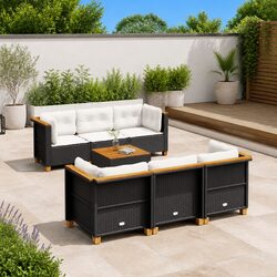 Practical and Valuable 7 Piece Outdoor Sofa Set