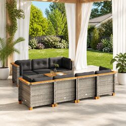 Comfortable 8 Piece Garden Sofa Set for Outdoor Relaxation