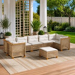 Comfortable and Durable 8 Piece Garden Sofa Set