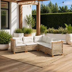 Comfort and Quality in a 5-Piece Garden Sofa Set