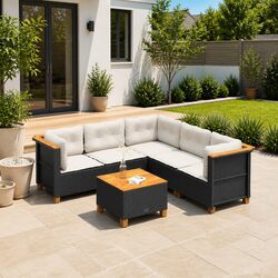 Comfortable 6 Piece Outdoor Sofa Set That Lasts