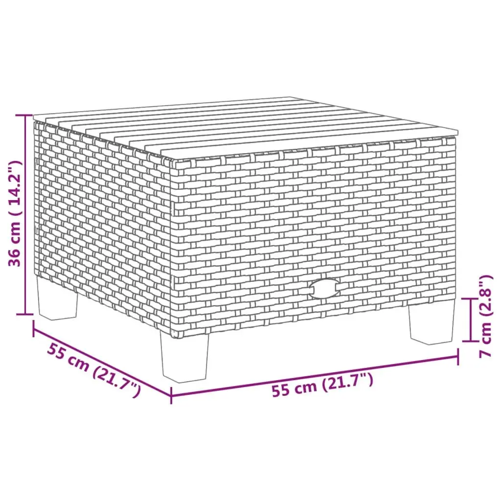 Garden Sofa Set Outdoor Furniture 6 Piece Modular Grey Poly Rattan Patio Seating