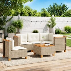 Comfort Meets Durability in This Garden Sofa Set