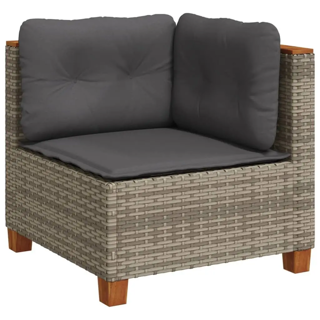 Garden Sofa Set Outdoor Furniture 7 Piece Patio Lounge Grey