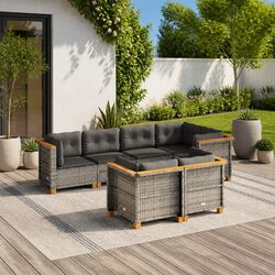 Reliable 7 Piece Garden Sofa Set for Cozy Outdoors