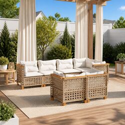 Comfort and Value in a 7-Piece Garden Sofa Set