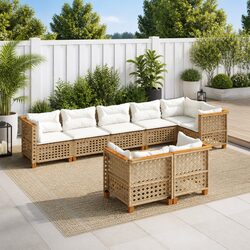 Reliable 8-Piece Garden Sofa Set Offers Great Value