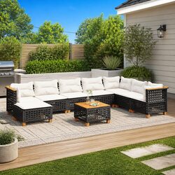 Reliable 9-Piece Outdoor Sofa Set for Comfort and Durability