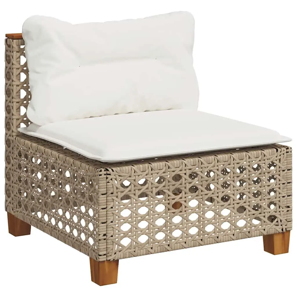 9 Piece Outdoor Garden Sofa Set Modular Patio Furniture Beige