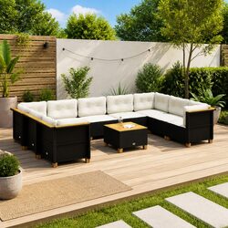 Reliable Garden Sofa Set: 10 Pieces for Your Relaxation