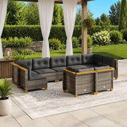9 Piece Outdoor Sofa Set: Quality and Comfort Combined
