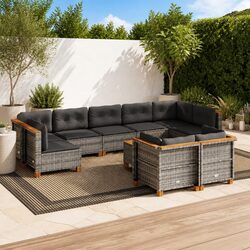 Quality 10-Piece Outdoor Sofa Set with Practical Features
