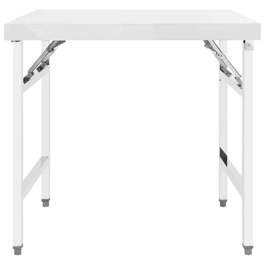 Folding Work Table for Food Preparation