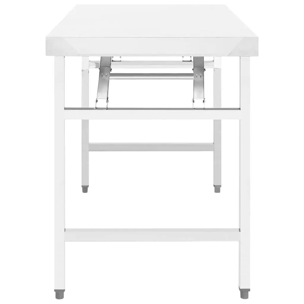 Folding Work Table for Food Preparation