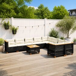 Warm and Inviting 10-Piece Outdoor Sofa Set