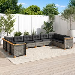 Comfort Meets Value in This 10-Piece Garden Sofa Set