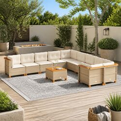 Comfort and Quality with an 11-Piece Garden Sofa Set