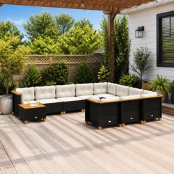 Comfortable 11-Piece Garden Sofa Set for Outdoor Living