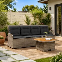 3 Piece Outdoor Lounge Set: Comfort Meets Practicality