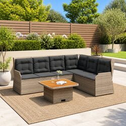 Comfortable & Durable 5-Piece Garden Lounge Set