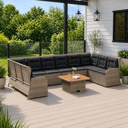 Comfort Meets Value in This 7-Piece Garden Lounge Set