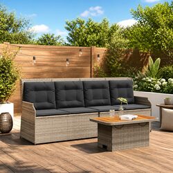 Comfortable and Durable Grey Garden Lounge Set