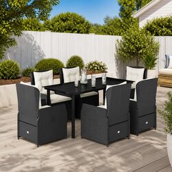 Comfortable 7 Piece Garden Dining Set for Your Home