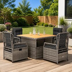 Comfortable and Practical 5-Piece Garden Dining Set
