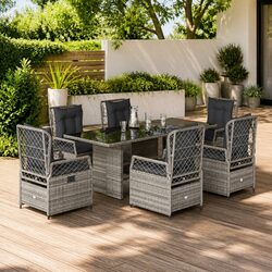 Comfortable and Practical 7 Piece Garden Dining Set