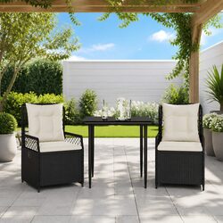 Comfortable Garden Dining Set with Cushions for Outdoor Use