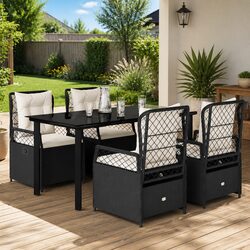 Value and Practicality in a 5-Piece Garden Dining Set