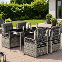 Reliable 5-Piece Outdoor Dining Set for Lasting Enjoyment