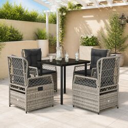 Comfortable and Stylish 5 Piece Outdoor Dining Set